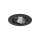 LED Einbauspot Schwarz Silber 4000 K 11 cm schwenkbar