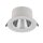 LED Einbaustrahler Weiß Silber 3000 K B:14 cm flexibel