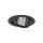 LED Einbauspot Schwarz Silber Ø14 cm 4000 K schwenkbar