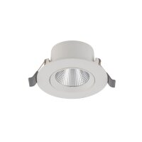 LED Einbauspot Weiß Silber 4000 K B:9 cm schwenkbar