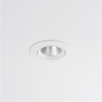LED Einbauspot Weiß Silber 4000 K B:9 cm schwenkbar