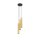 Hängelampe Stahl Messing GU10 L:20 cm 3-flammig Modern