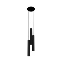 Hängelampe Stahl Graphit GU10 L:20 cm 3-flammig Modern