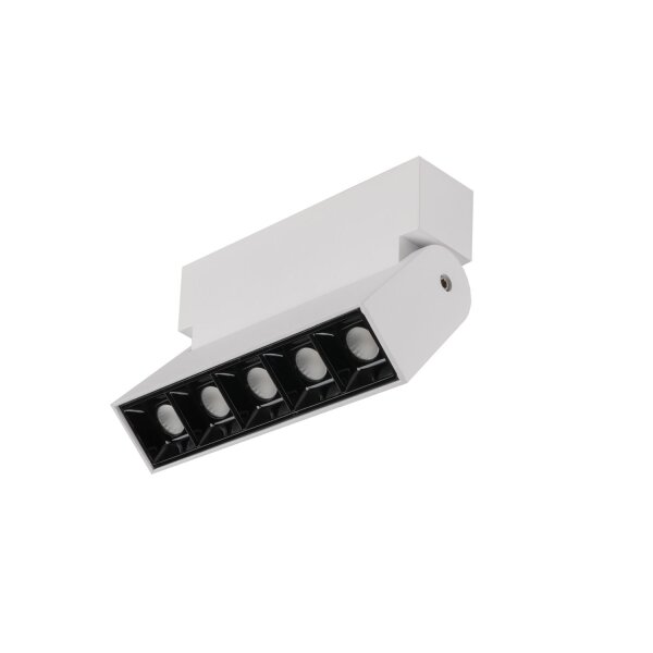 LED Wandspot Weiß Aluminium 3000 K B:13 cm schwenkbar