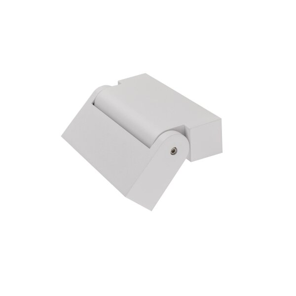 LED Wandspot Weiß Aluminium 3000 K B:13 cm schwenkbar