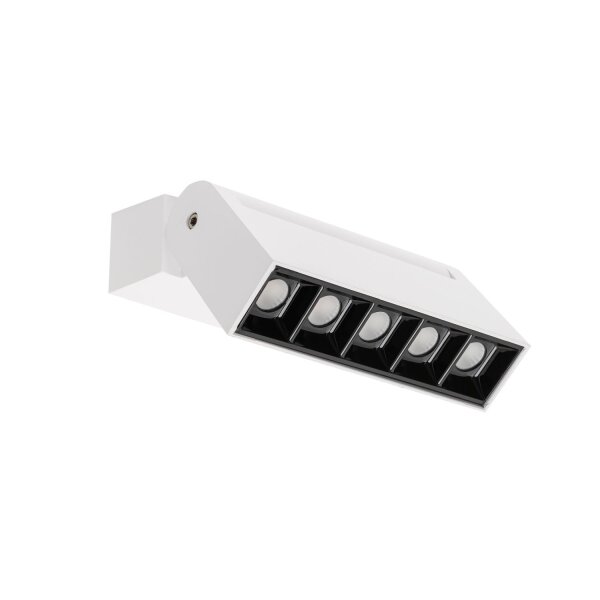 LED Wandspot Weiß Aluminium 3000 K B:13 cm schwenkbar