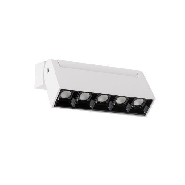 LED Wandlampe Aluminium Weiß 4000 K B:13 cm schwenkbar