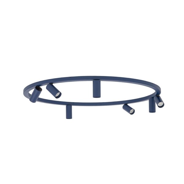 Deckenlampe Marineblau Metall GU10 B:93 cm schwenkbar
