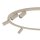Deckenleuchte Beige Metall GU10 B:93 cm schwenkbar rund