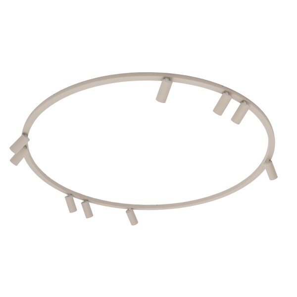 Deckenlampe Beige Metall GU10 B:130 cm flexibel Modern