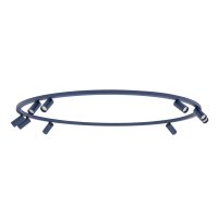 Deckenstrahler Metall Marineblau GU10 B:130 cm Modern