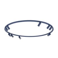 Deckenstrahler Metall Marineblau GU10 B:130 cm Modern