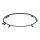 Deckenstrahler Metall Marineblau GU10 B:130 cm Modern