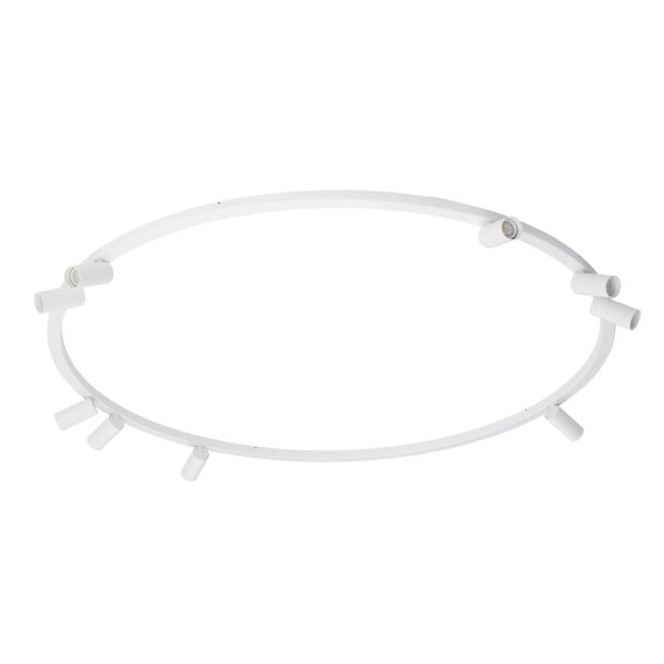 Deckenleuchte Metall Weiß GU10 B:130 cm flexibel Modern