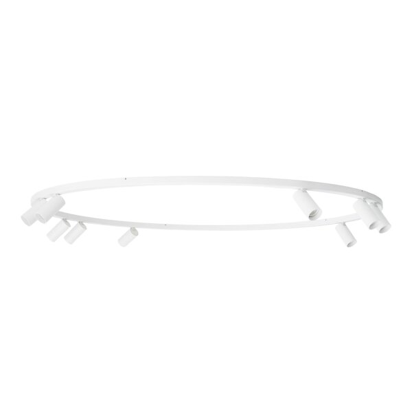 Deckenleuchte Metall Weiß GU10 B:130 cm flexibel Modern
