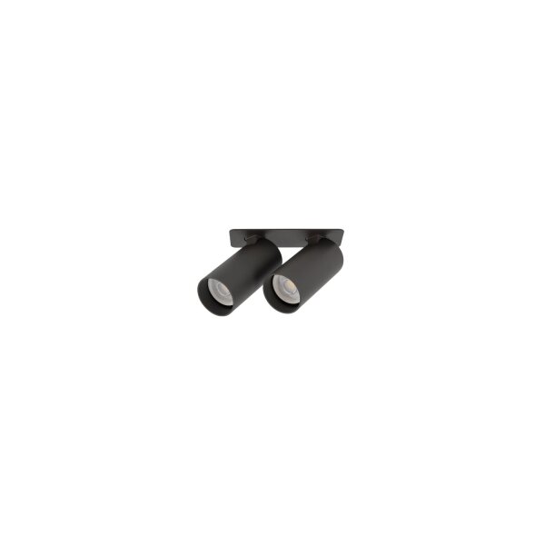 Einbauspot Stahl Umbra Grau flexibel GU10 L:21 cm