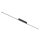 LED Deckenleuchte Aluminium Schwarz 3000 K 150 cm rund