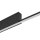 LED Deckenleuchte Aluminium Schwarz 3000 K 150 cm rund