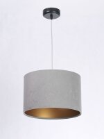 Lampe &agrave; suspendre Abat-jour &Eacute;clairage Gris...