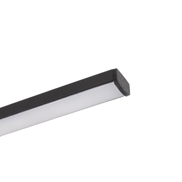 LED Deckenlampe Schwarz Alu 3000 K 110 cm lang Modern