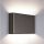 Wandleuchte Graphit Stahl G9 B:25 cm Up Down blendarm