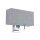 Wandlampe Stahl Stoff Grau E27 B:35 cm blendarm