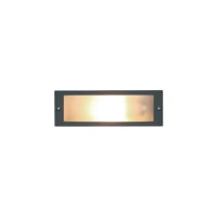 Einbaustrahler Außen Aluminium Glas IP65 B:23 cm rund