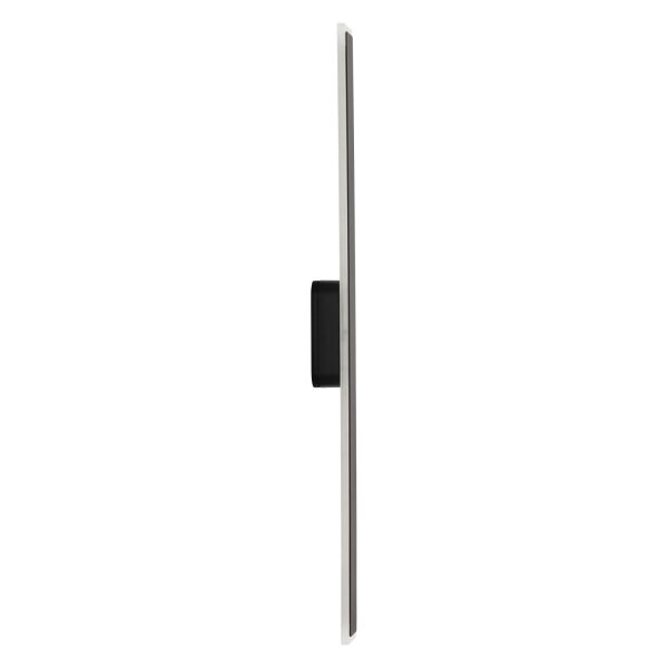 LED Außenwandlampe Schwarz IP54 3000 K 100 cm indirekt