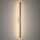 LED Wandleuchte Außen Beige Alu IP54 3000 K 100 cm rund