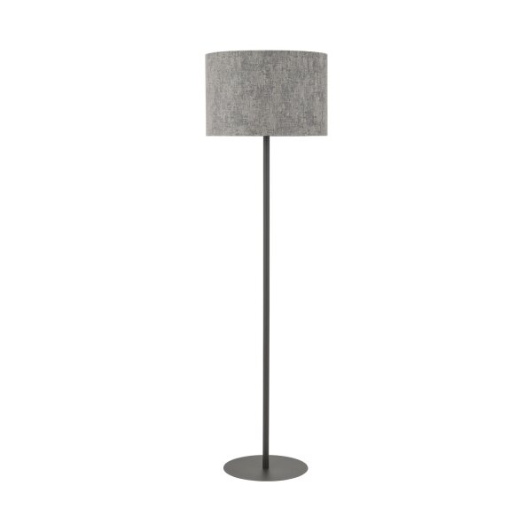Stehleuchte Stoff Umbra Grau E27 H:163 cm blendarm