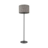 Stehleuchte Stoff Umbra Grau E27 H:163 cm blendarm