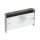 Wandlampe Up Down Stoff Grau G9 B:25 cm indirekt eckig