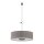 Hängelampe Stoff Umbra Grau E27 L:65 cm rund Modern