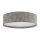 Deckenlampe Stoffschirm Grau E27 Ø65 cm Modern blendarm