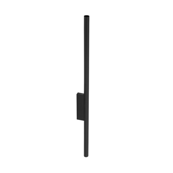 Wandleuchte Stahl Schwarz Modern G9 H:78 cm indirekt