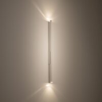 Wandlampe Stahl Weiß G9 H:78 cm indirekt Modern