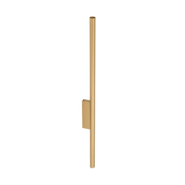 Wandleuchte Stahl Gold G9 H:78 cm indirekt Modern