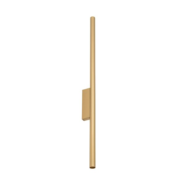 Wandleuchte Stahl Gold G9 H:78 cm indirekt Modern