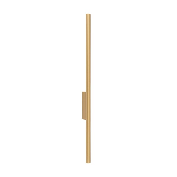 Wandleuchte Stahl Gold G9 H:78 cm indirekt Modern