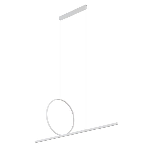 LED Hängelampe Weiß 3000 K L:115 cm Ring Modern