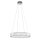 LED Pendelleuchte Nickel 3000 K L:60 cm Acryl Kristall