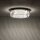 LED Deckenleuchte Nickel 3000 K rund B:43 cm Modern