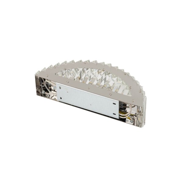 LED Wandleuchte Nickel 3000 K B:38 cm Acryl Kristall