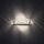 LED Wandleuchte Nickel 3000 K B:38 cm Acryl Kristall