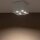 LED Deckenleuchte Weiß Schwarz 3000 K B:8 cm eckig