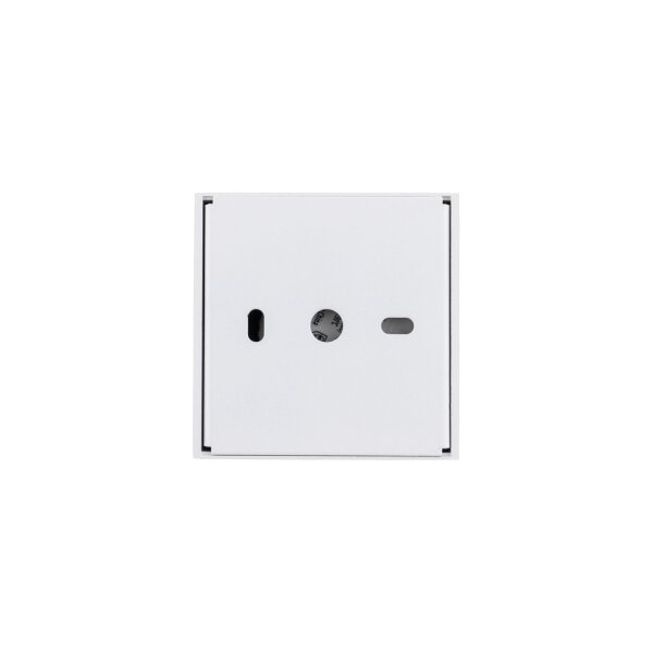 LED Deckenlampe Weiß Schwarz Alu 4000 K eckig B:8 cm