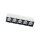LED Deckenleuchte Weiß Schwarz 4000 K L:19 cm lang