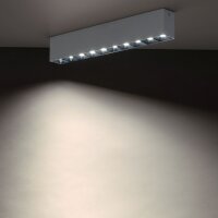 LED Deckenlampe Weiß Schwarz 4000 K L:38 cm...