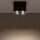 LED Deckenleuchte Schwarz Aluminium 3000 K eckig B:8 cm