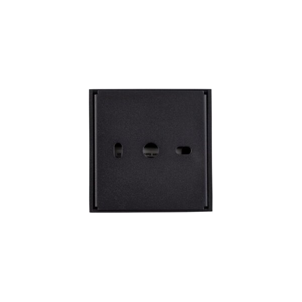 LED Deckenlampe Schwarz 4000 K eckig B:8 cm Modern